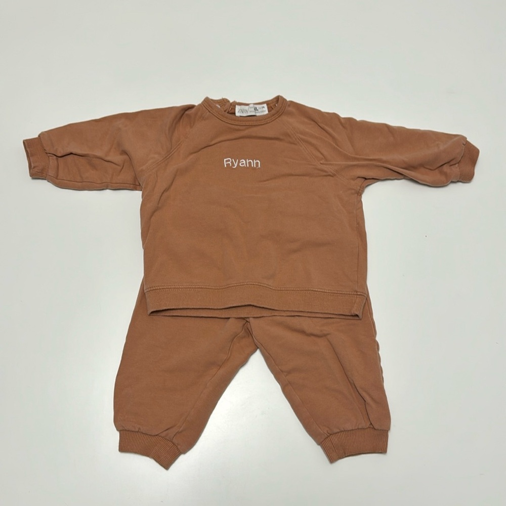 ZARA Sweatpants/Sweatshirt (monogrammed)